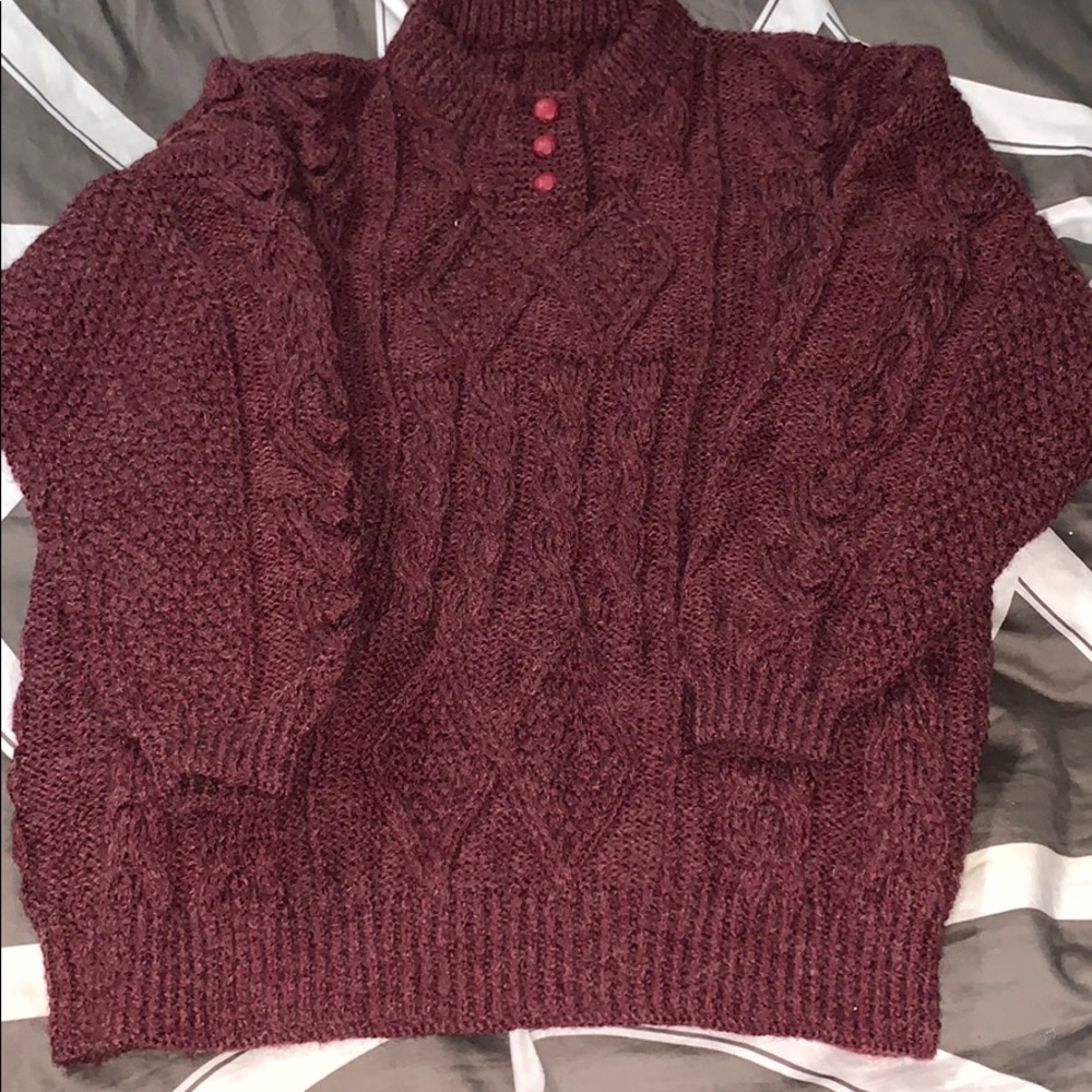 NWOT Irish hand knit wool unisex sweater (never worn)